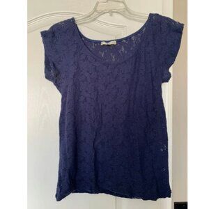Women's Cute Blue Shirt SZ M